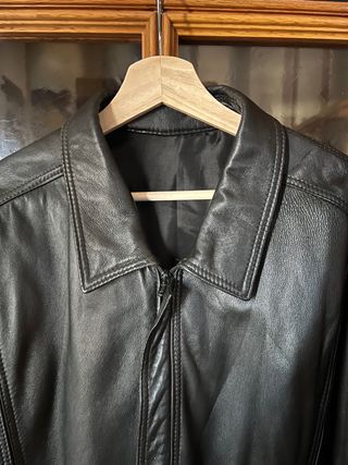 Cazadora cuero autentico 