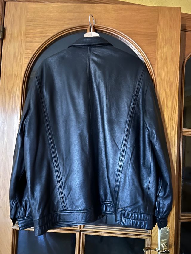 Cazadora cuero autentico