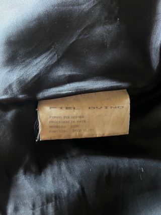 Cazadora cuero autentico 