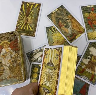 Cartas de taro Golden Art Nouveau