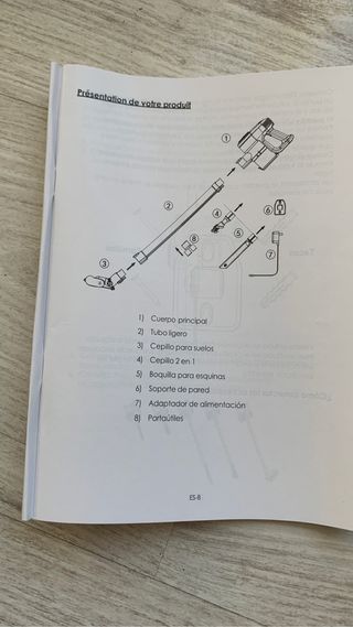 Aspirador escoba sin cables