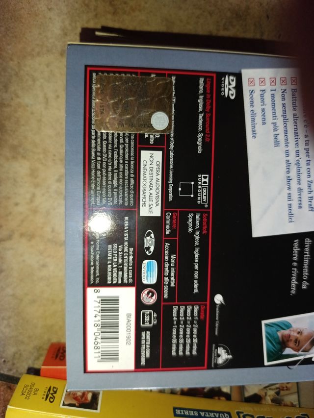 cofanetti 6 stagioni della serie Scrubs