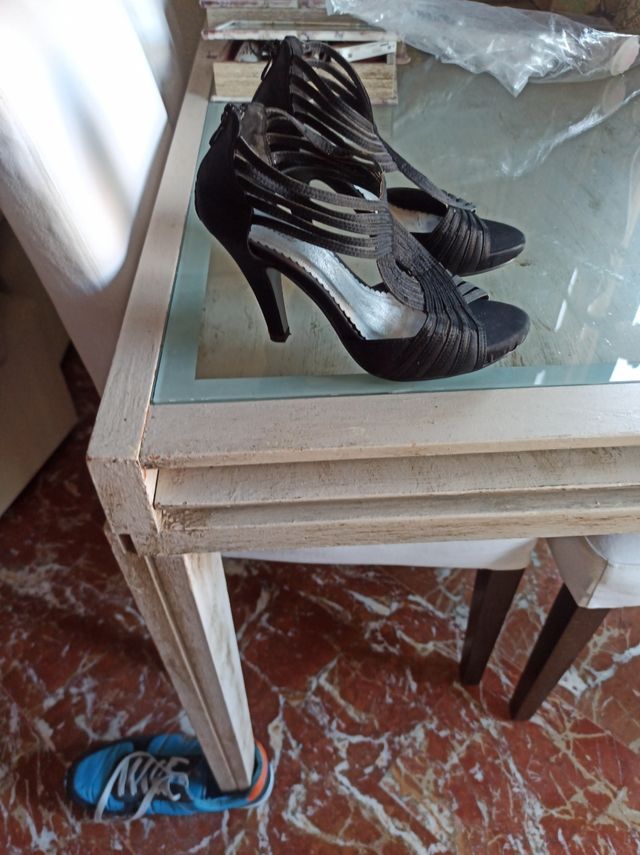 sandalia de tacón n 38