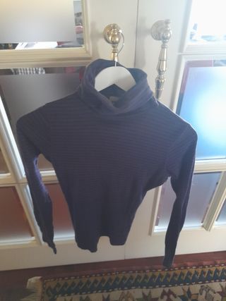 jersey algodón cuello alto only 