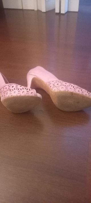 zapato plataforma tacon 9 cm