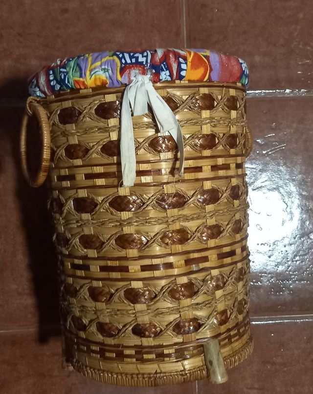 cesto mimbre 