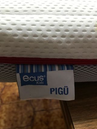 Colchon cuna bebé ECUS KIDS PIGU 60x120