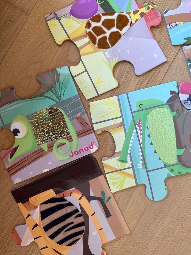 Puzle táctil gigante Janod 20 piezas