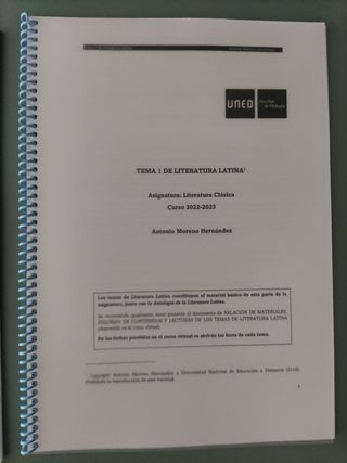 Literatura Clásica - temas