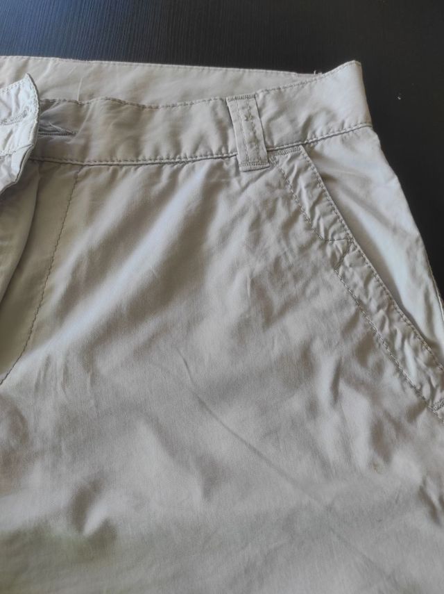 PANTALONCINI GRIGI IN COTONE