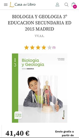 BIOLOGÍA Y GEOLOGÍA 3° E.S.O