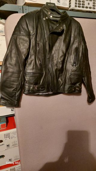 chaqueta de cuero para motos