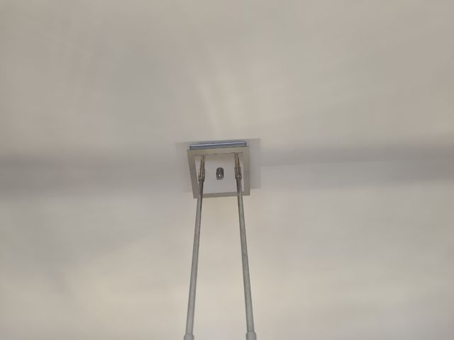 lámpara techo alargada