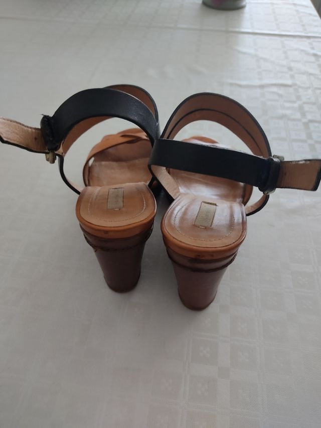 Sandalias cuña Massimo Dutti