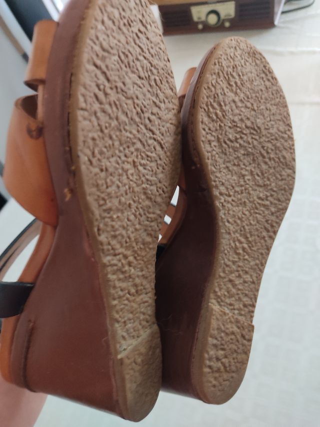Sandalias cuña Massimo Dutti