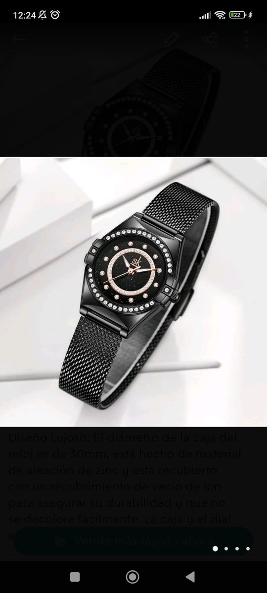 Pack regalo mujer Reloj+Rodillo masajeador facial