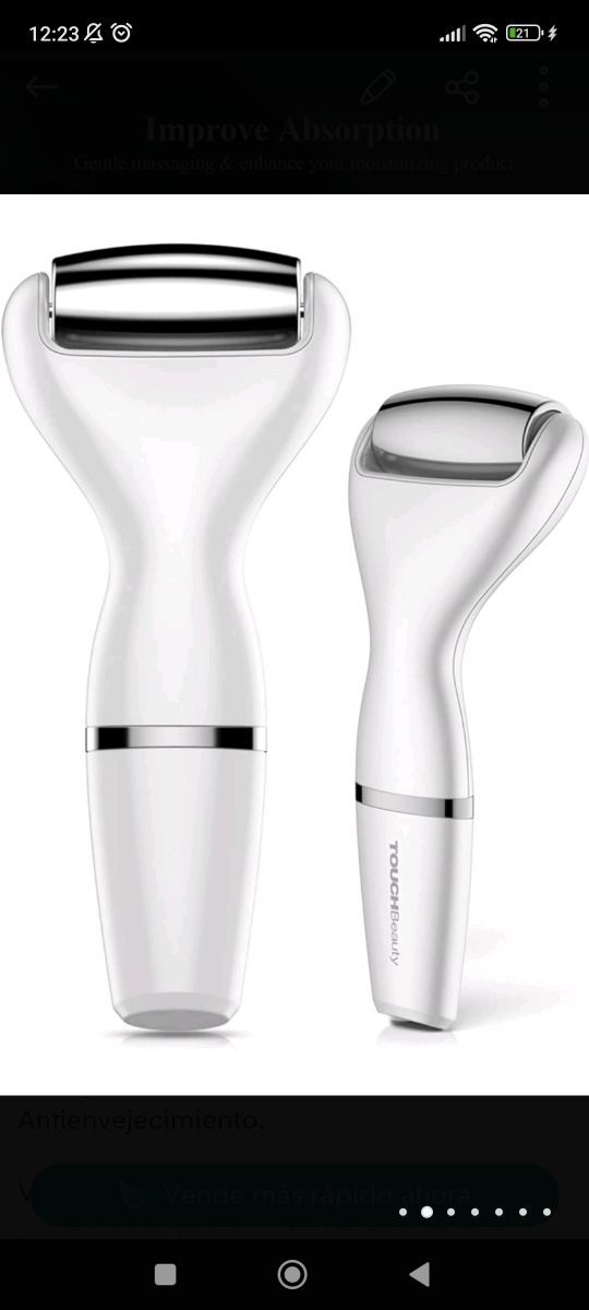 Pack regalo mujer Reloj+Rodillo masajeador facial