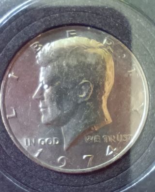 Moneda USA Medio Dólar 1974 Kennedy