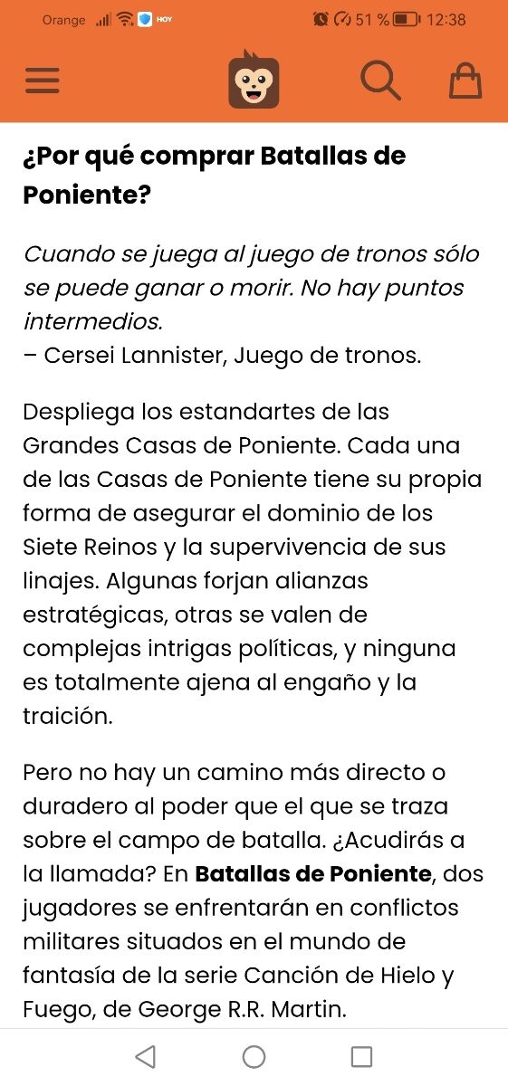 Gioco da tavolo Battaglie di Poniente