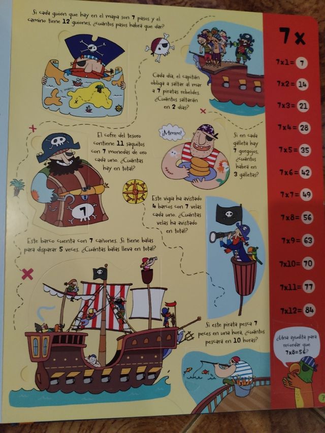 Las tablas de multiplicar Usborne de segunda mano por 7 EUR en Cabañas