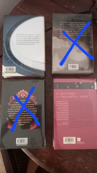 lote de libros precintados