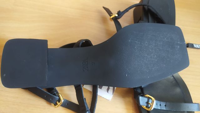 Sandalias Piel - Zara  (NUEVAS)