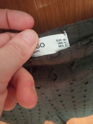 pantalón corto mango