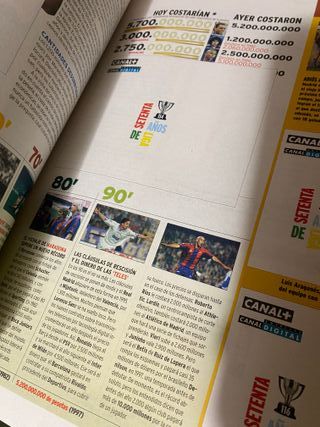 70 AÑOS DE LA LIGA DE FUTBOL ESPAÑOLA 1929 A 1999