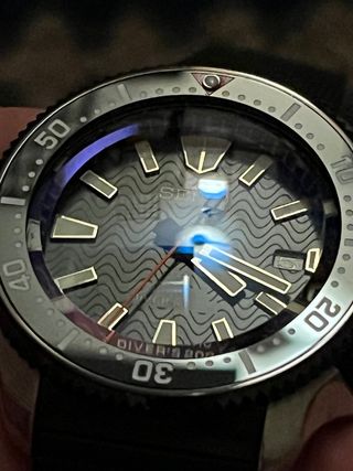 Seiko skx 42mm black - excelente - acuático