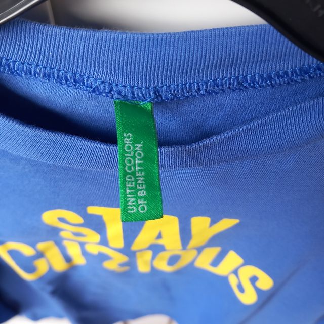 camiseta benetton manga larga niño