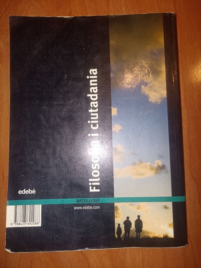Llibre Filosofia i ciutadanía primer batxillerat