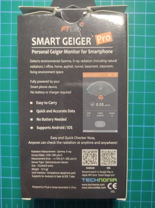 Smart Geiger Pro Detector de radioactividad ☢️