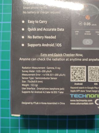 Smart Geiger Pro Detector de radioactividad ☢️