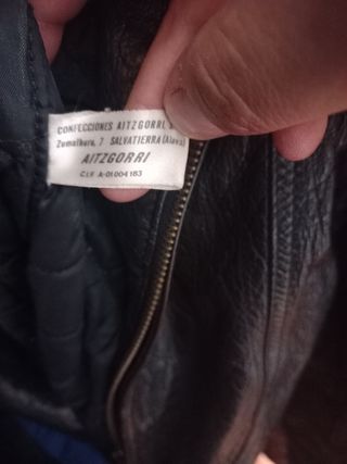 Chaqueta de cuero vintage