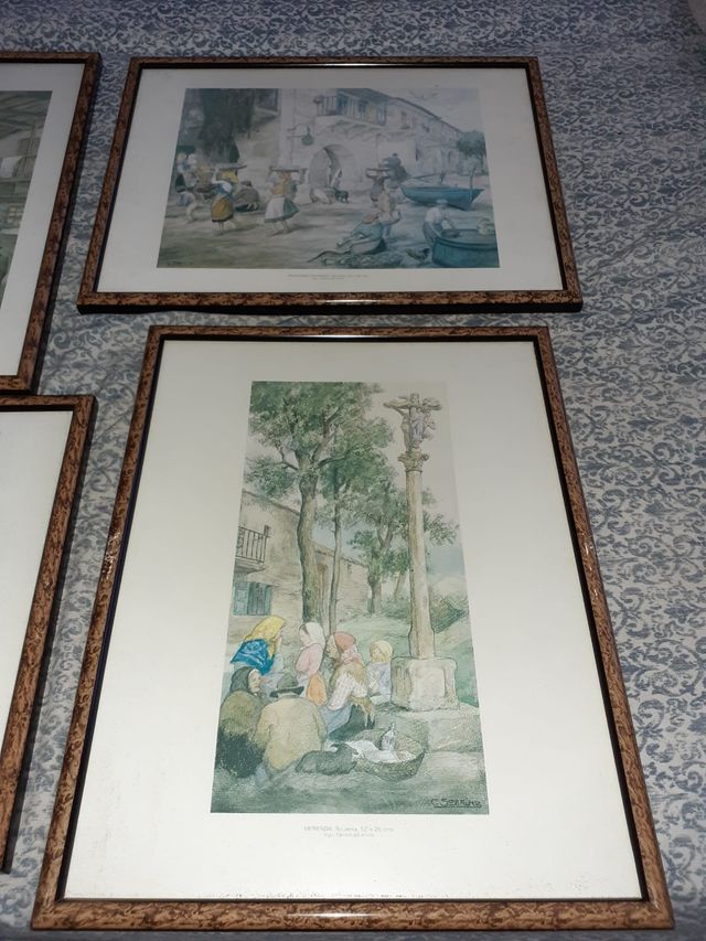 Laminas motivos galicia Medida.41x31.buen estado.