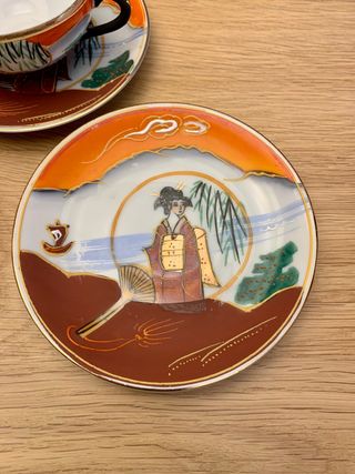 Juego de café japonés