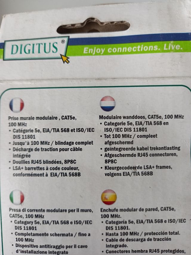 Enchufe modular DIGITUS