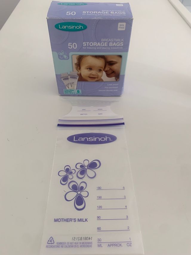 Bolsas almacenamiento de leche + regalo