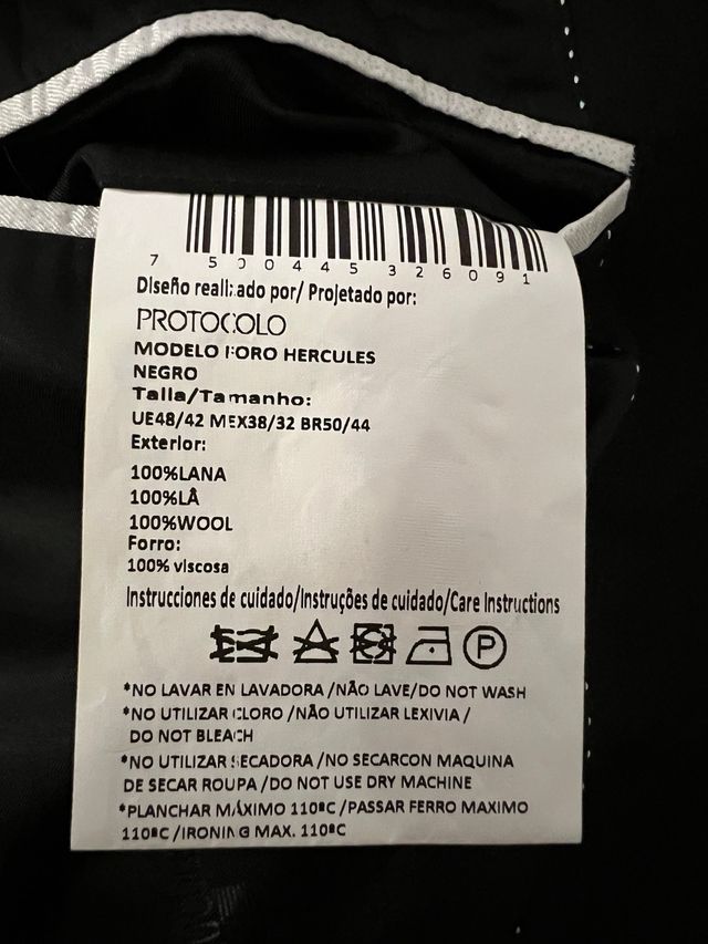 Traje de novio Protocolo