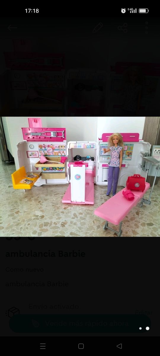 Ambulancia Barbie