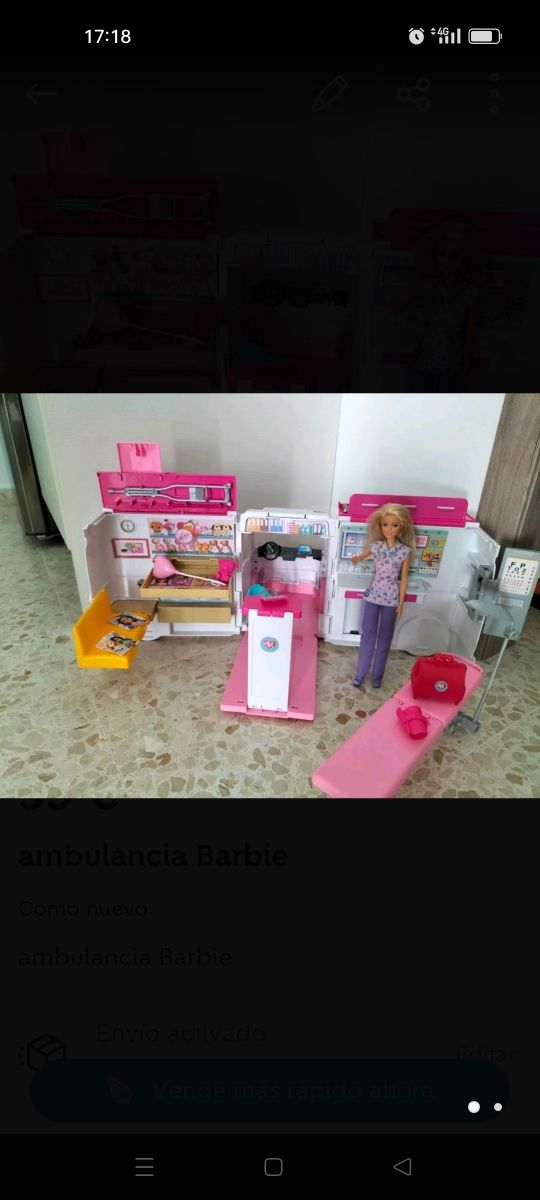 Ambulancia Barbie