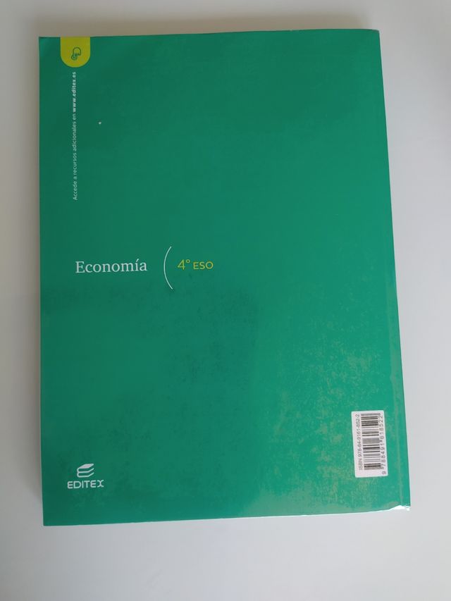Libro de economía 4ESO Editex