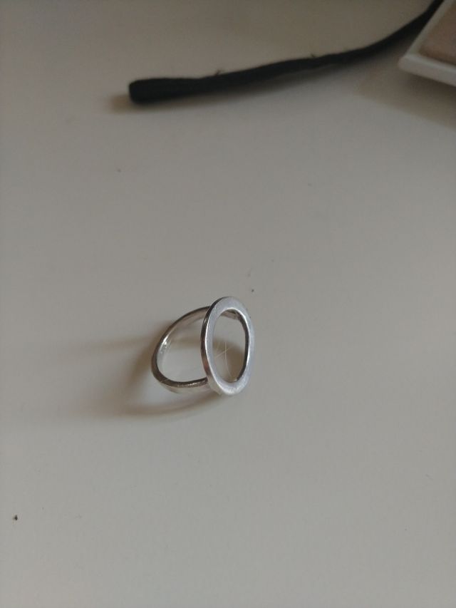 anillo plata de aro