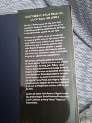 Habrá Potter y el legado Maldito
