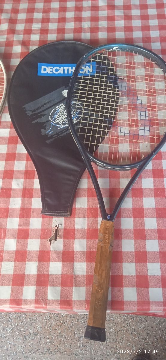 lote de 2 raquetas de tenis antiguas.
