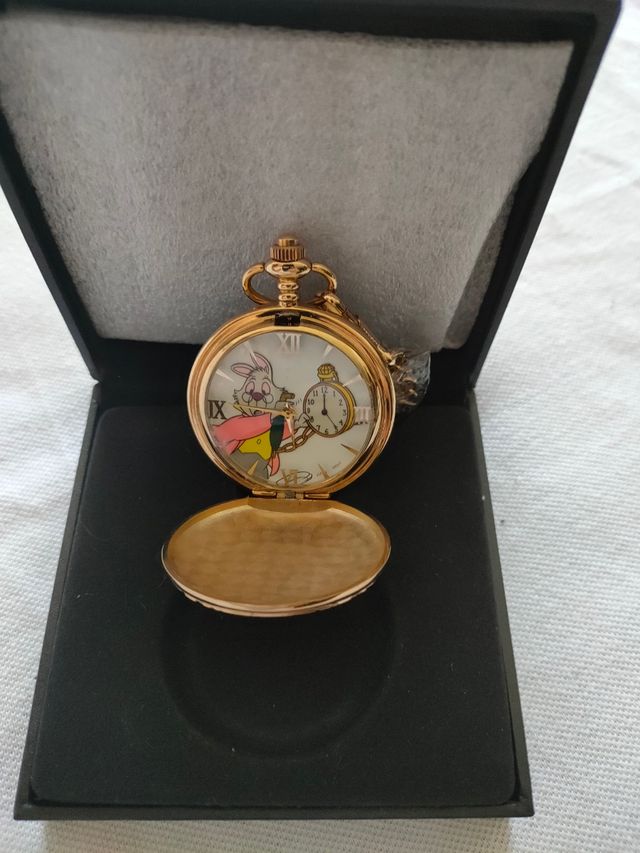 Reloj de bolsillo  Alicia país de las maravillas