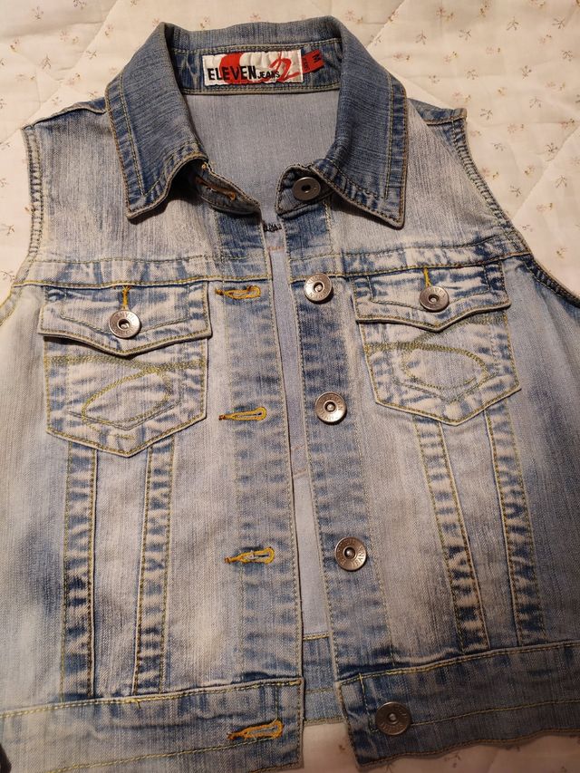 Gilet di jeans per donna in cotone - Taglia M