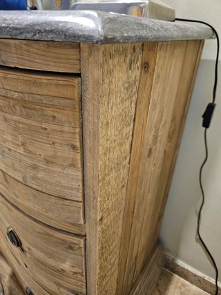 Recibidor madera natural