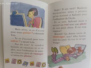 Lote 4 libros infantiles en francés. 4-8 años