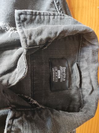 Cazadora vaquera negra talla S